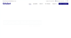 Desktop Screenshot of orthosportonline.com